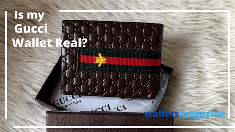 real real Gucci wallet